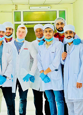 Students of Izhevsk State Medical University Russia